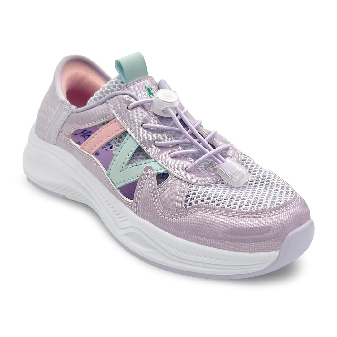 Hopits FlexTrek Lavender Sneaker Shoes Toggle Clasp Closure for Kids Girls  12 Kids UK 12