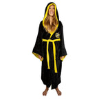 Harry Potter Hufflepuff Hooded Bathrobe for Adults  One Size Fits Most
