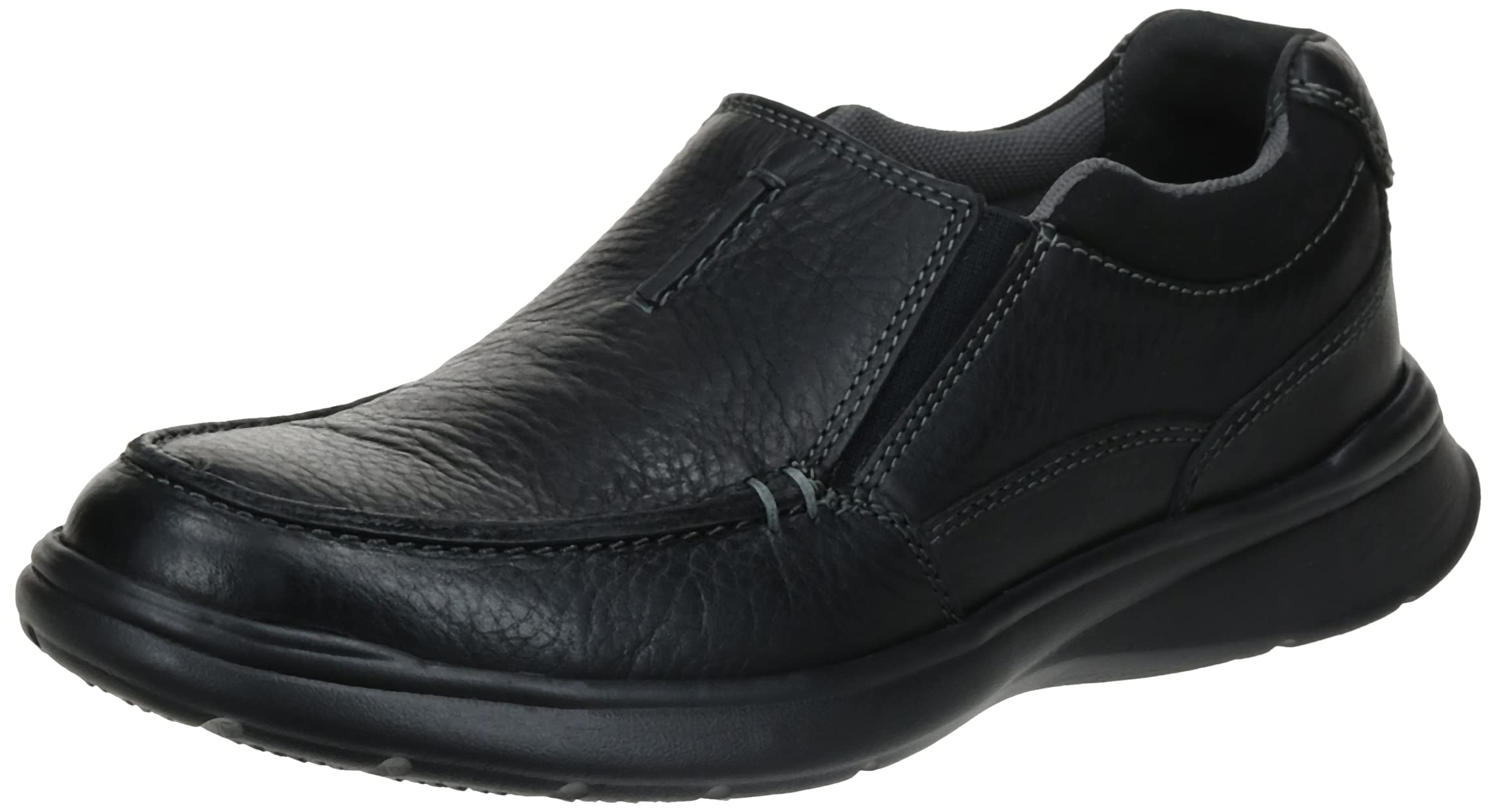 Clarks Men's Cotrell Free Loafer, Black Oily Leather, 11 Wide US