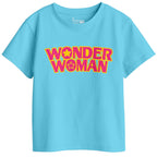 Bon Organik Girls Regular Fit T-Shirt (BON11411_Sky Blue