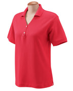 Ladies Pima Piqu Y-collar Polo - WHITE - XS(D0102H7Y7I2)