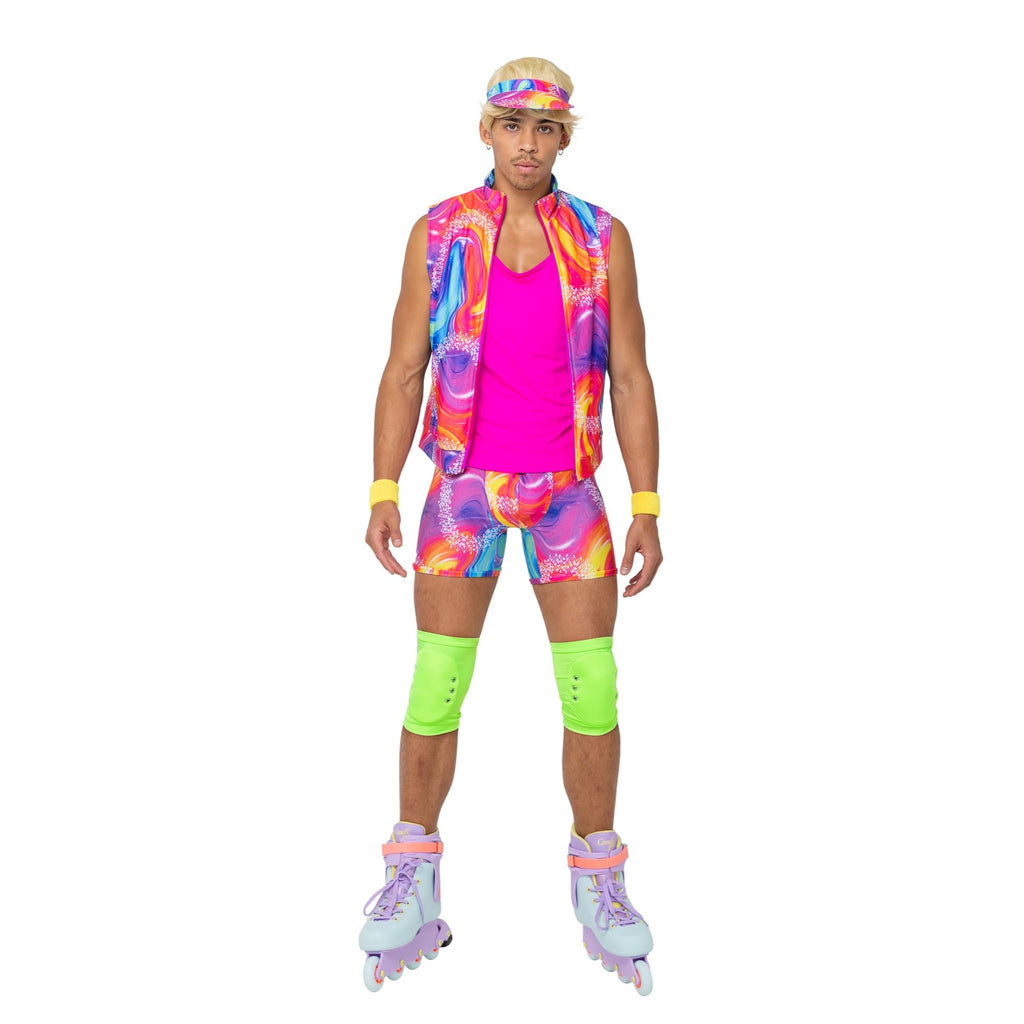 Roma Costume 6 Piece Men's Retro Skating Stud - Medium