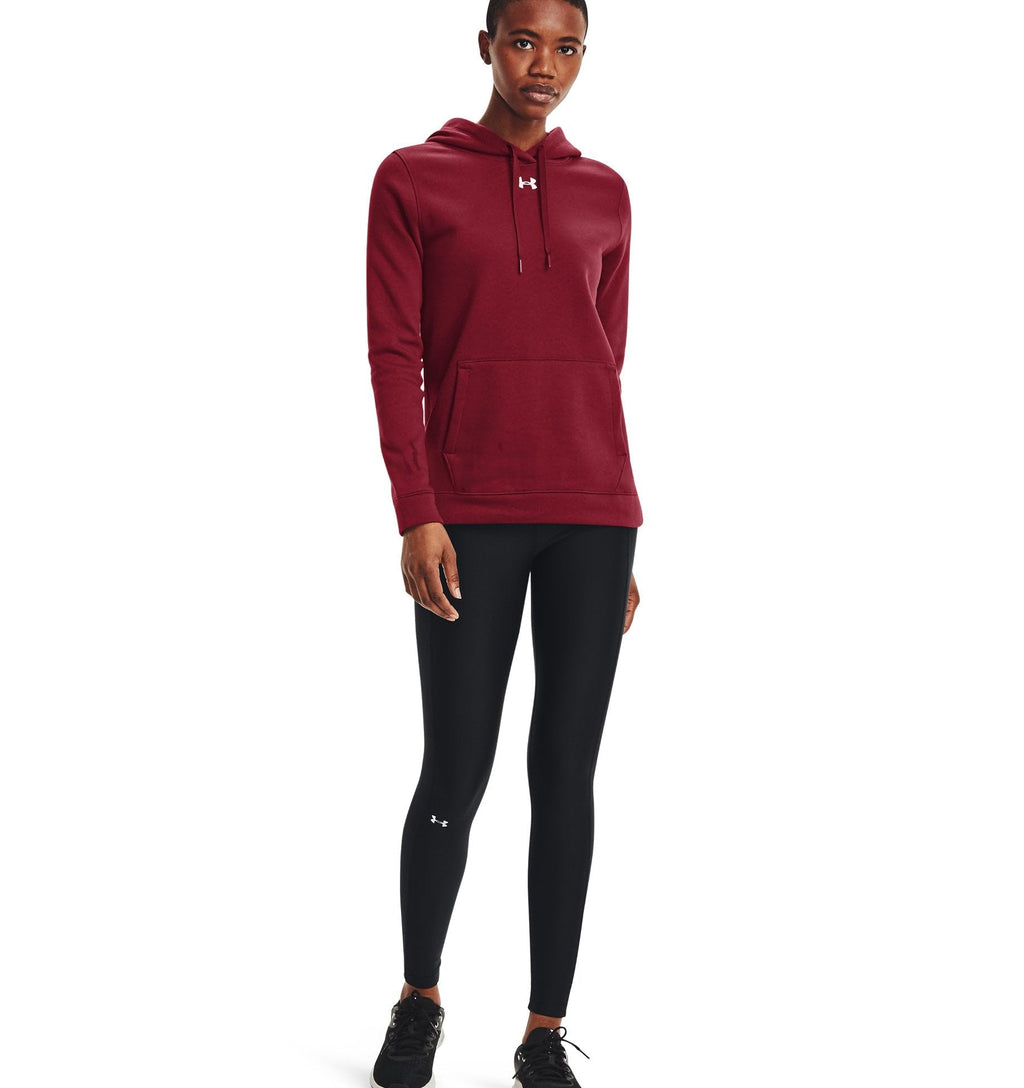 Under Armour Women's UA Hustle Fleece Hoodie XLT Red