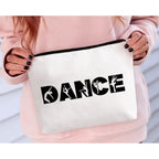 BiuNiuring Dance Teacher Appreciation Gifts, Dancer Cosmetic Bag Gifts, Dance Gifts for Women, Dance Moms Gift, Zipper Makeup Ba