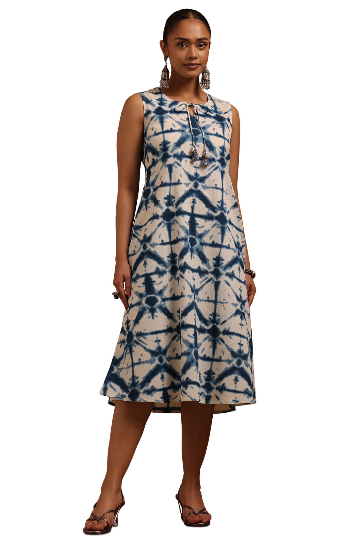 Soch Women Pure Cotton Batik Printed Dress