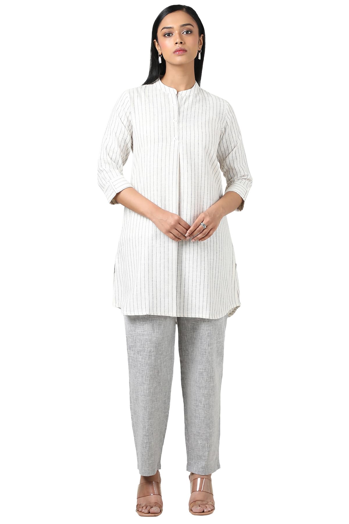 Soch Women Linen Kurta Set (cws5ks10687a