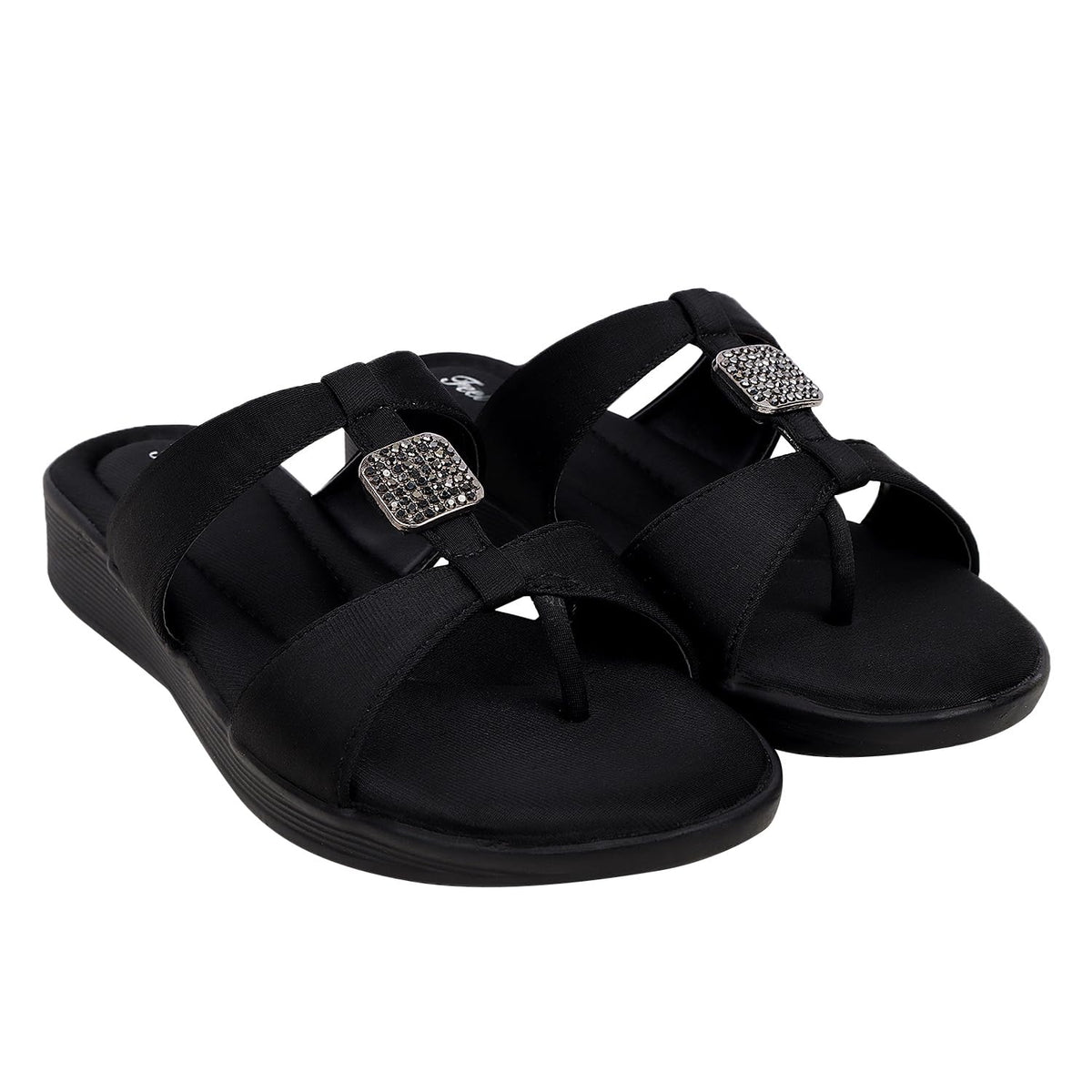 Feel it Women Casual Flats Sandal, Womens Comfort Fashion Stylish Flat Sandals Slippers for Offce, Every Occasion, Comfortable  9