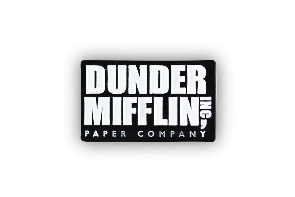 JUST FUNKY The Office Dunder Mifflin Logo Enamel Pin