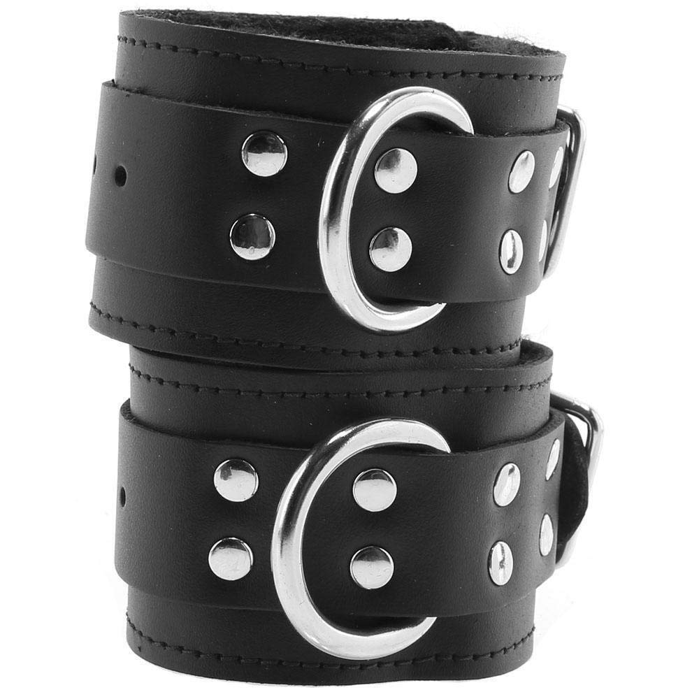 Wrist Restraints Black Faux Fur