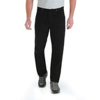 Wrangler mens Trail Trekker Relaxed Fit Jeans, Overdyed Black, 28W x 32L US