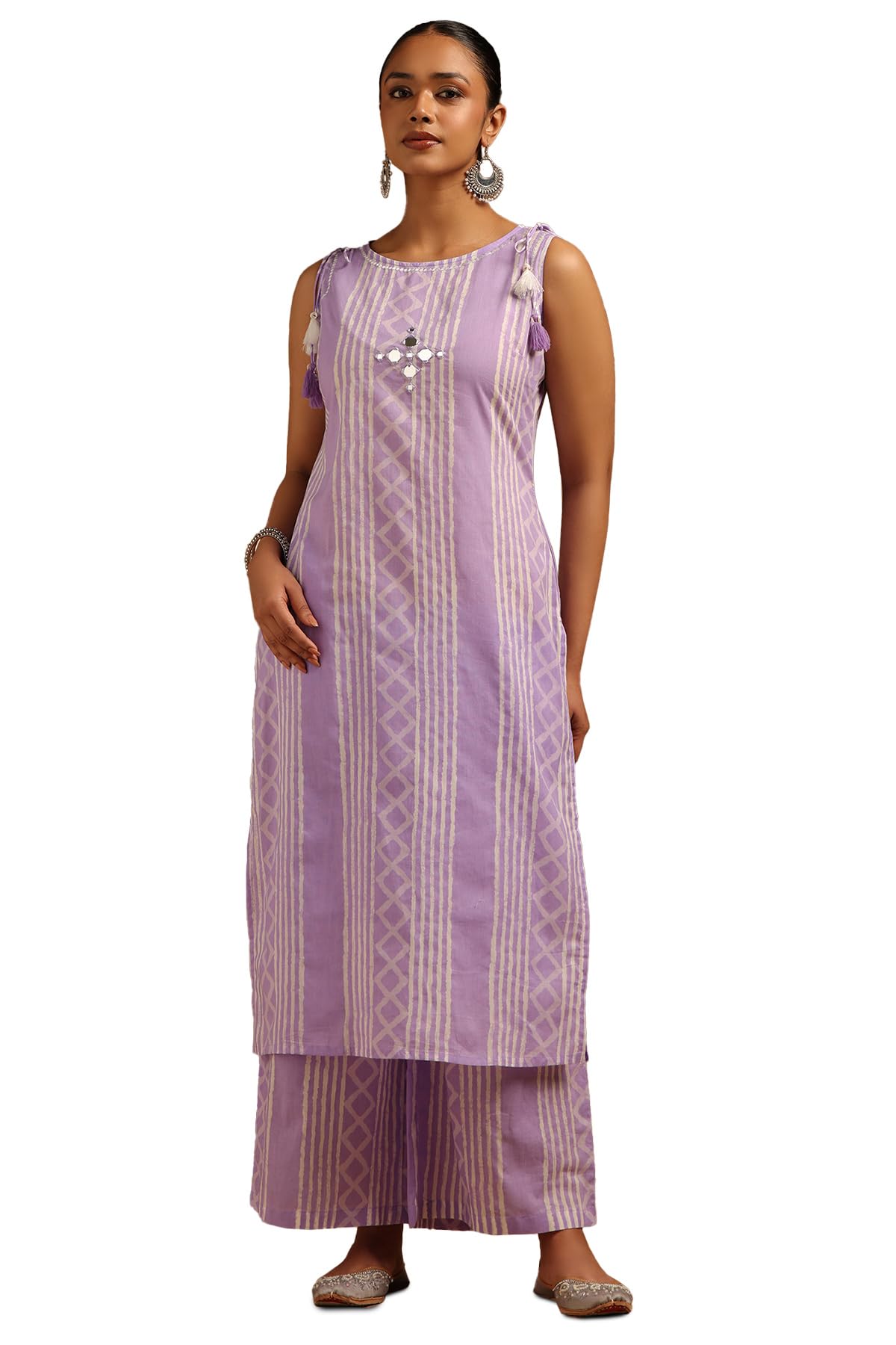 Soch Women Cotton Unstitched Palazzo