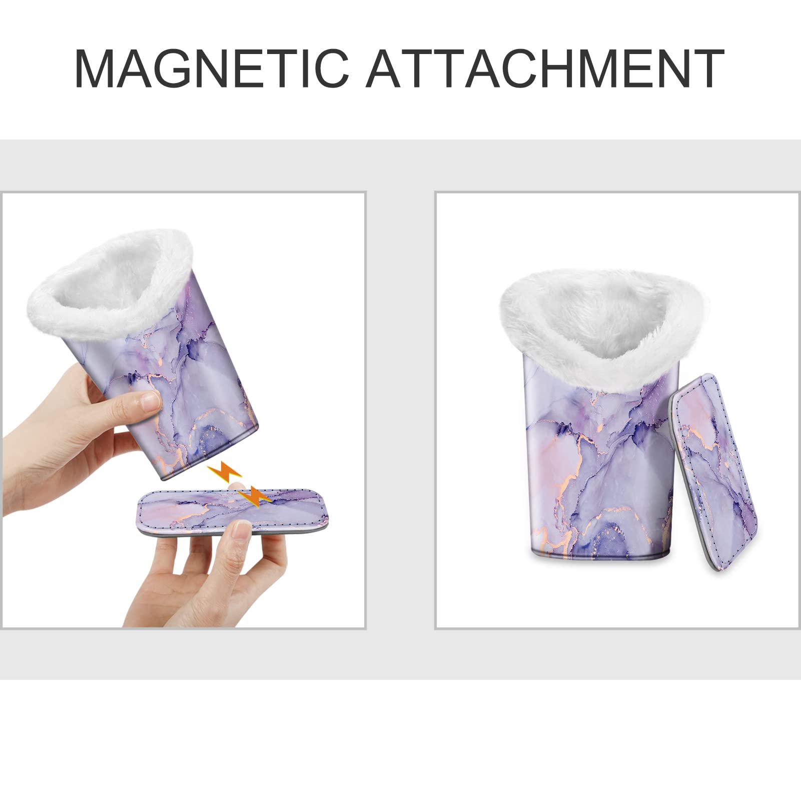 Fintie Plush Lined Eyeglasses Holder, Glasses Stand Case, Anti-scratch Glasses Storage Organizer for Desk, Nightstand, Office, L