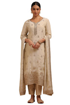 Soch Women Tissue Embroidered Suit Set with with Beads and Stones