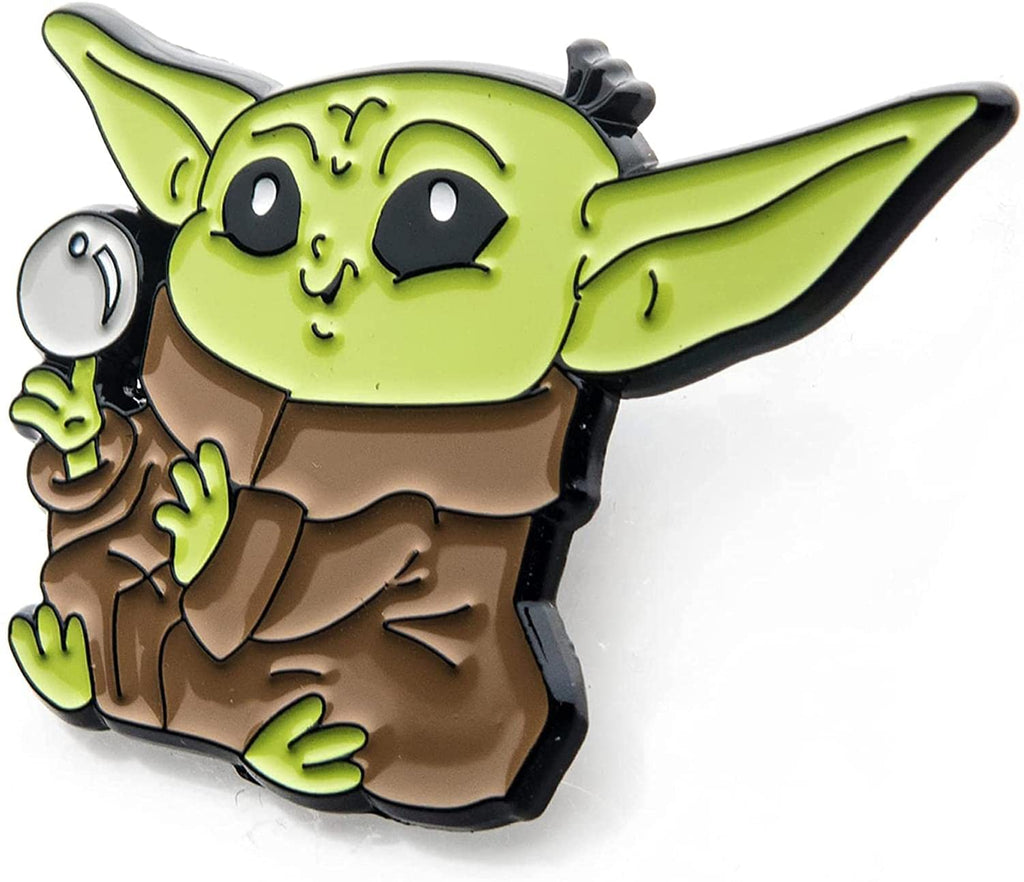Star Wars The Mandalorian Grogu With Ball Enamel Collector Pin
