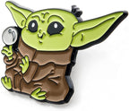 Star Wars The Mandalorian Grogu With Ball Enamel Collector Pin