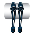 LOCK LACES (Elastic No Tie Shoelaces) (Navy Blue, 48-Inch)
