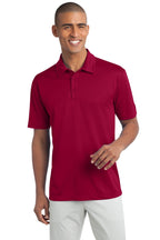 Port Authority Men's Silk Touch Performance Polo M Red