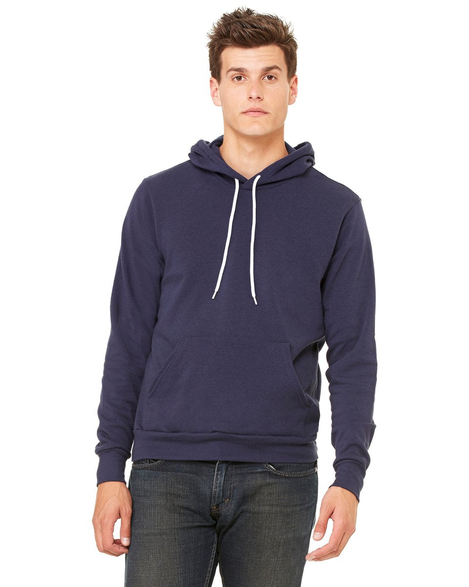 Unisex Sponge Fleece Pullover Hoodie - NAVY - S(D0102H7W27T)