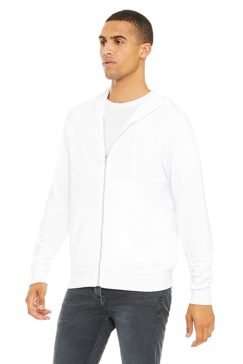 Unisex Sponge Fleece Full-Zip Hooded Sweatshirt - ASPHALT - 2XL(D0102H7WDJ6)