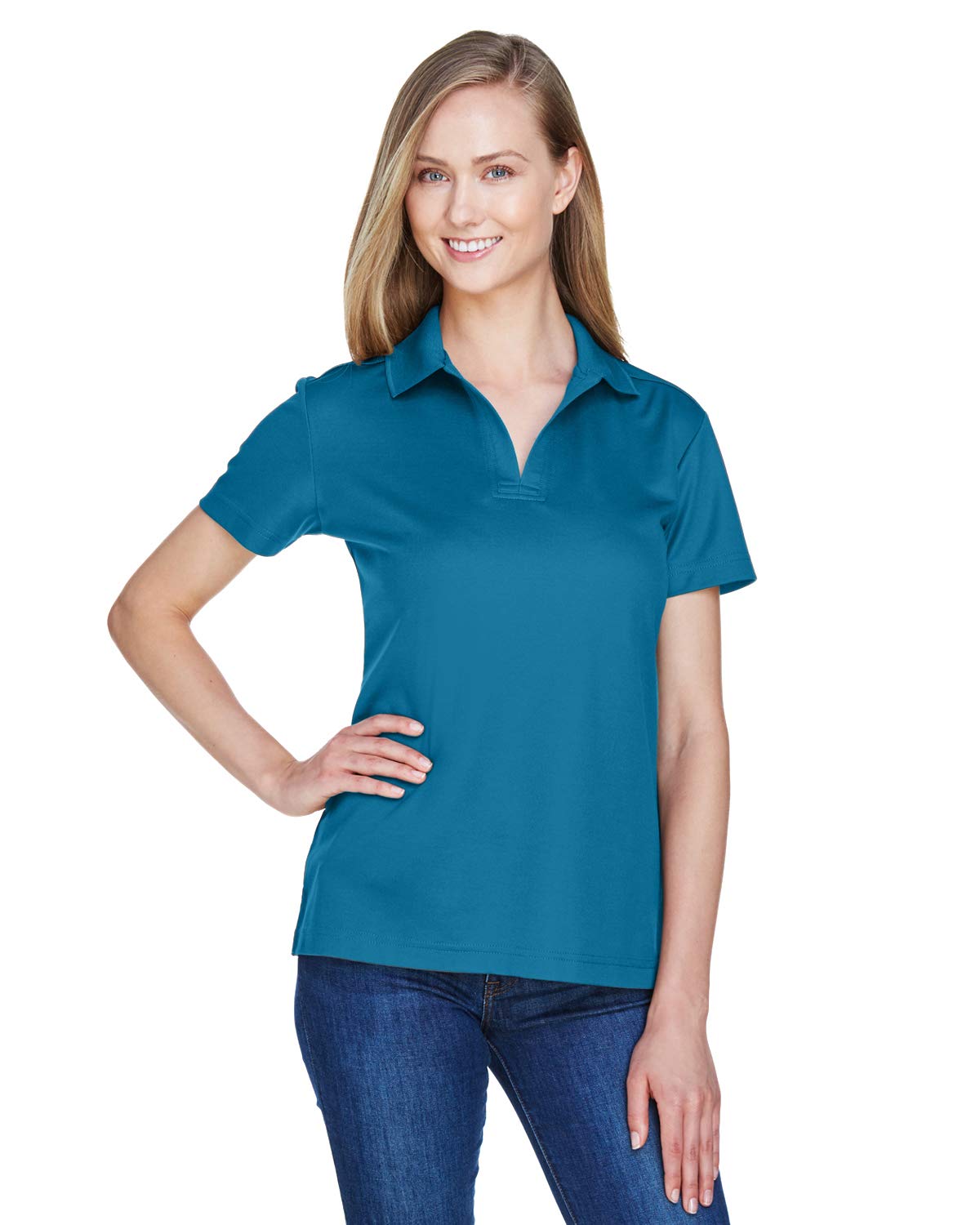 crownLux Performanceadies Plaited Polo - gRAPHITE - XS(D0102H7N9cX)