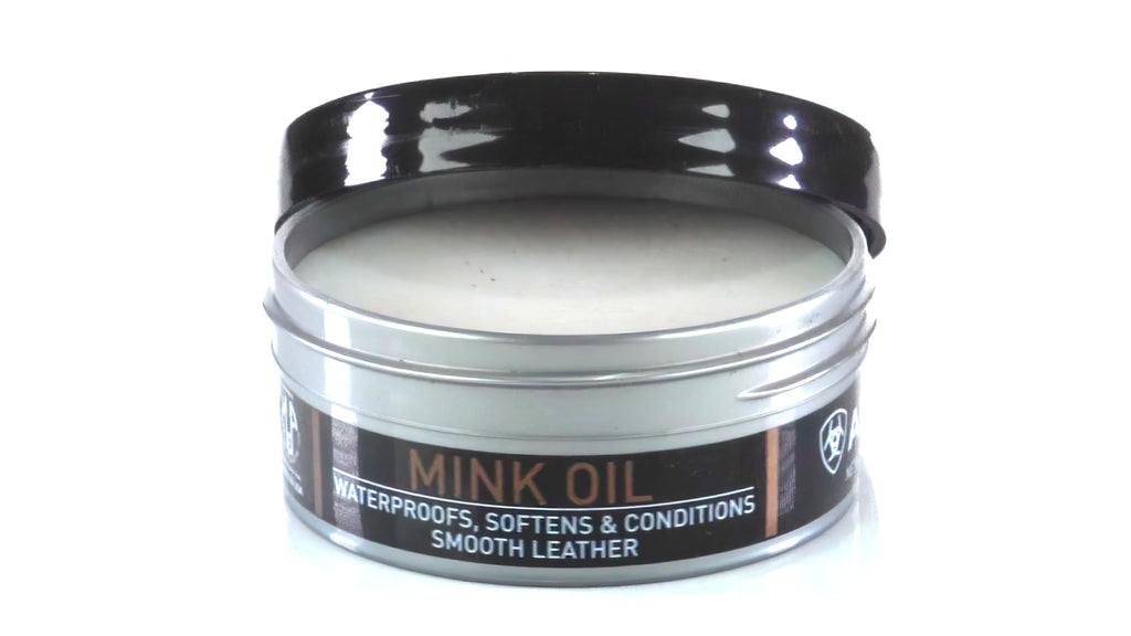 ARIAT Mink Oil Paste for Leather and Vinyl, 4.2 ounce Tin (130grams)
