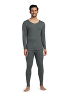 XYXX Mens Thermal Set | Antibacterial, Skin Friendly with Superior Heat Retention | Slim Fit Solid Alpine IntelliHeat Thermal S