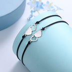 UNGENT THEM Cousin Gifts for Women Christmas Birthday Gifts Matching Heart Cousins Bracelets for 2