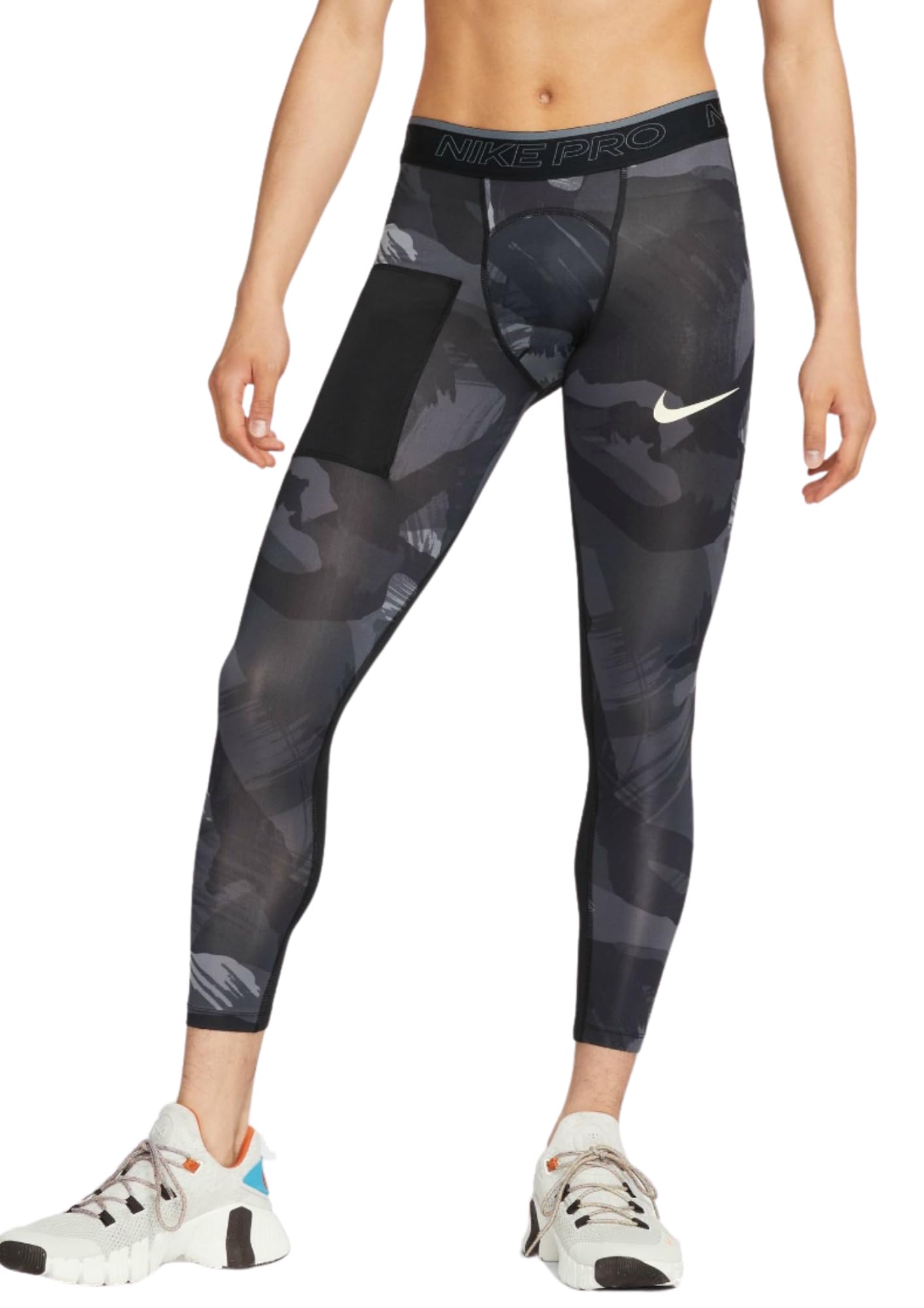 Nike Np Dri-FIT Tight Camo Men Active Track Pants