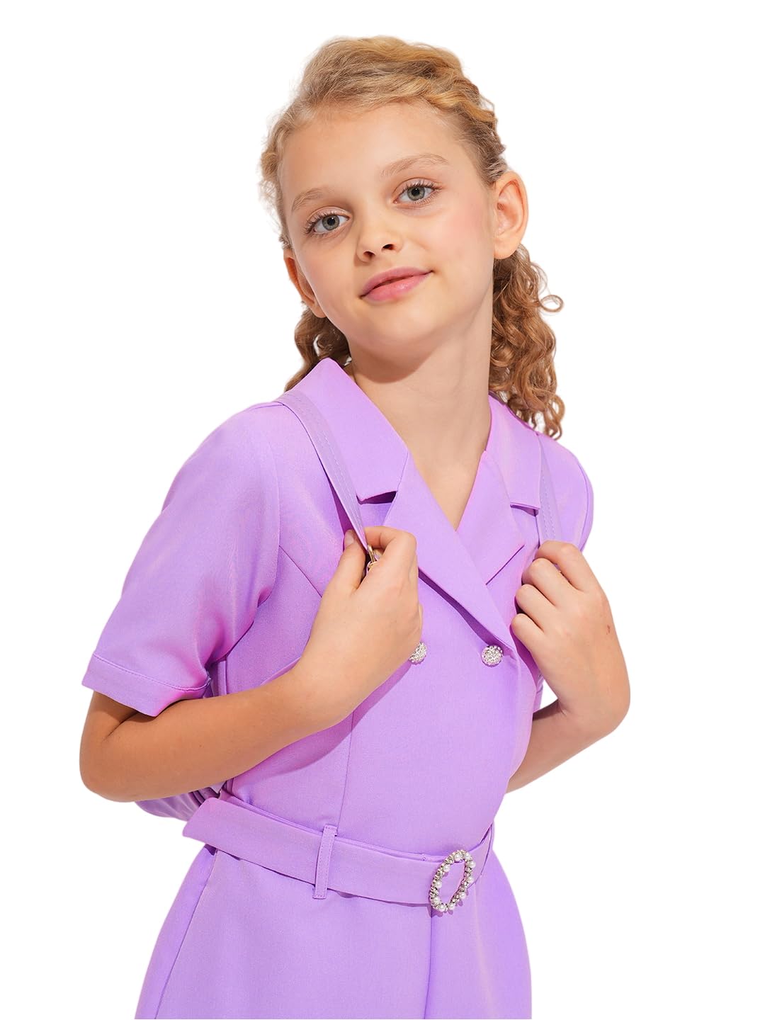 Vero Moda Girls Purple Jumpsuit