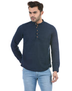 Pepe Jeans MenS Solid Regular Fit Casual Shirt (Pm306062_Indigo 2Xl)
