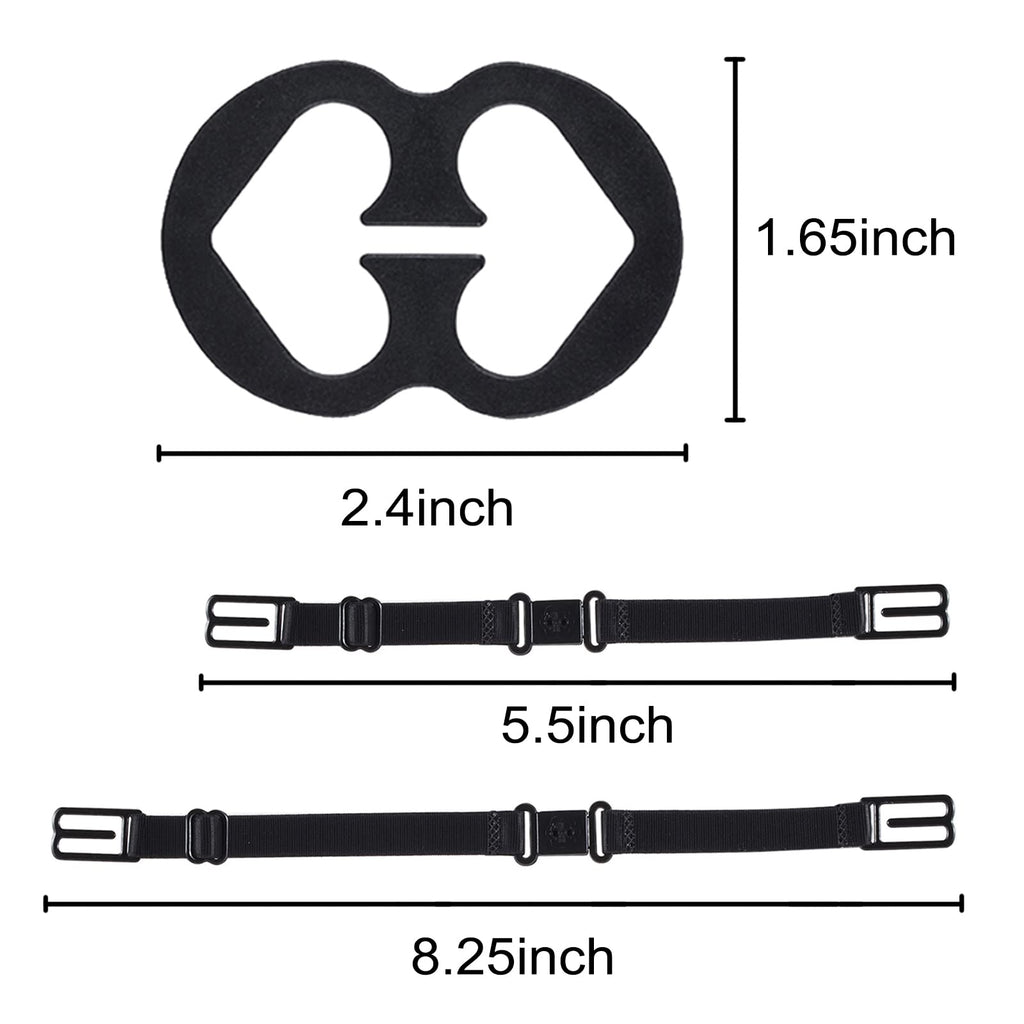 Thsinde Bra Strap Clips, 12 Bra Clips and Bra Straps Holder Women