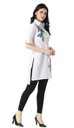 Leriya Fashion Fancy Kurti For Women || Cotton Printed Straight Short Casual Kurta || Office || Meeting || Profeessional || Outing || Summer Wear Kurtis For Girls || Formal Kurti