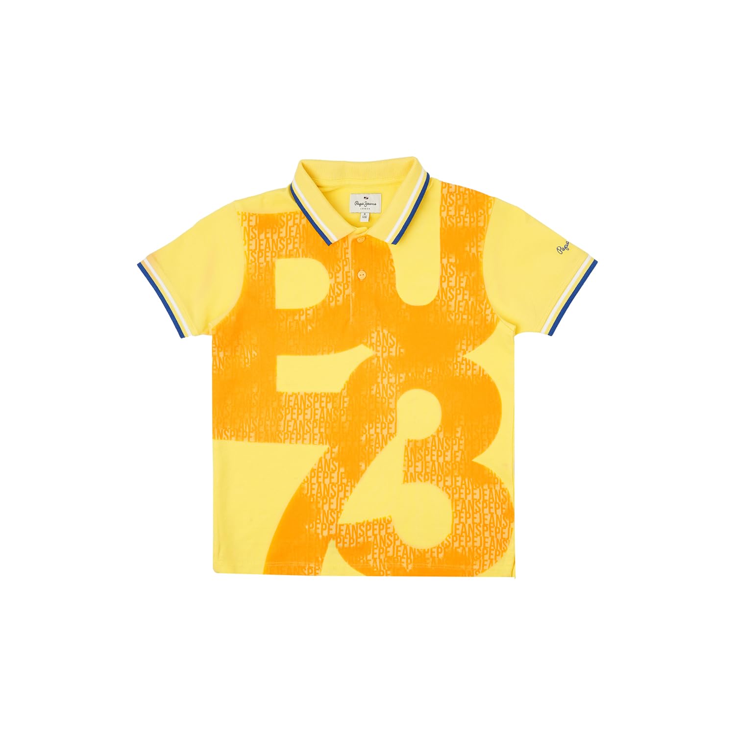 Pepe Jeans BoyS Letter Print Regular Fit T-Shirt (Pb540954_Yellow