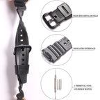 XBHSW Resin watch strap Compatible with Casio AE1200WH AE-1000W SGW-300H AQ-S800W W-800H Men's Waterproof Rubber Band Replacemen