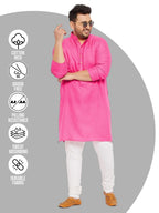 Bigbanana Plus Size Men'S Regular Fit Kurta