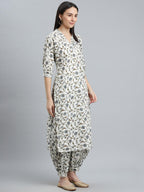 Libas WomenS Cotton Kurta Sets (6919_White