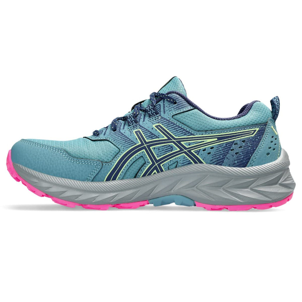 ASICS Women's Gel-Venture 9 Running Shoes, 9.5, GRIS Blue/DEEP Ocean