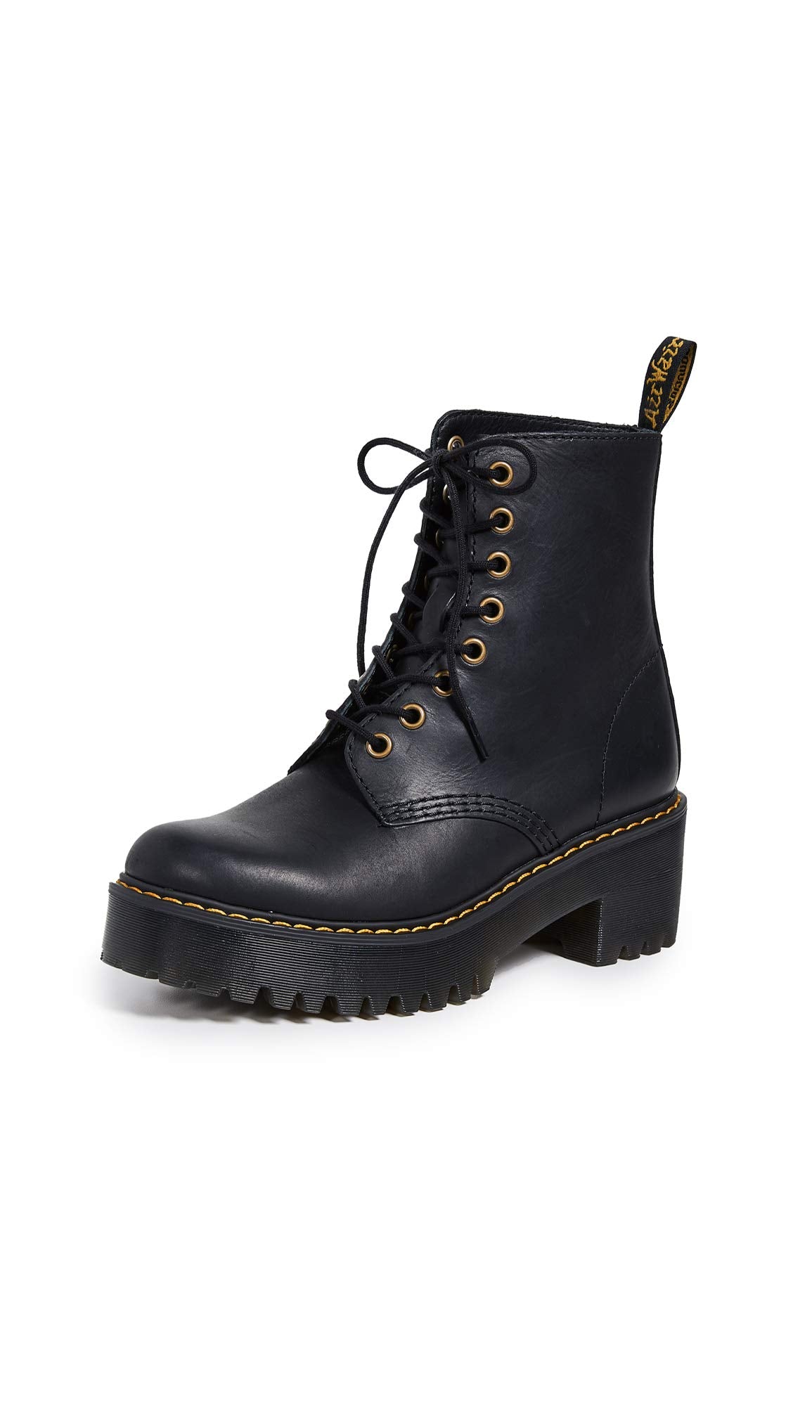 Dr. Martens Women's Shriver Hi Fashion Boot, Black, 7