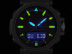 Casio Men's 'PRO TREK' Solar Powered Silicone Watch, Color:Black (Model: PRG-650Y-1CR), Multi