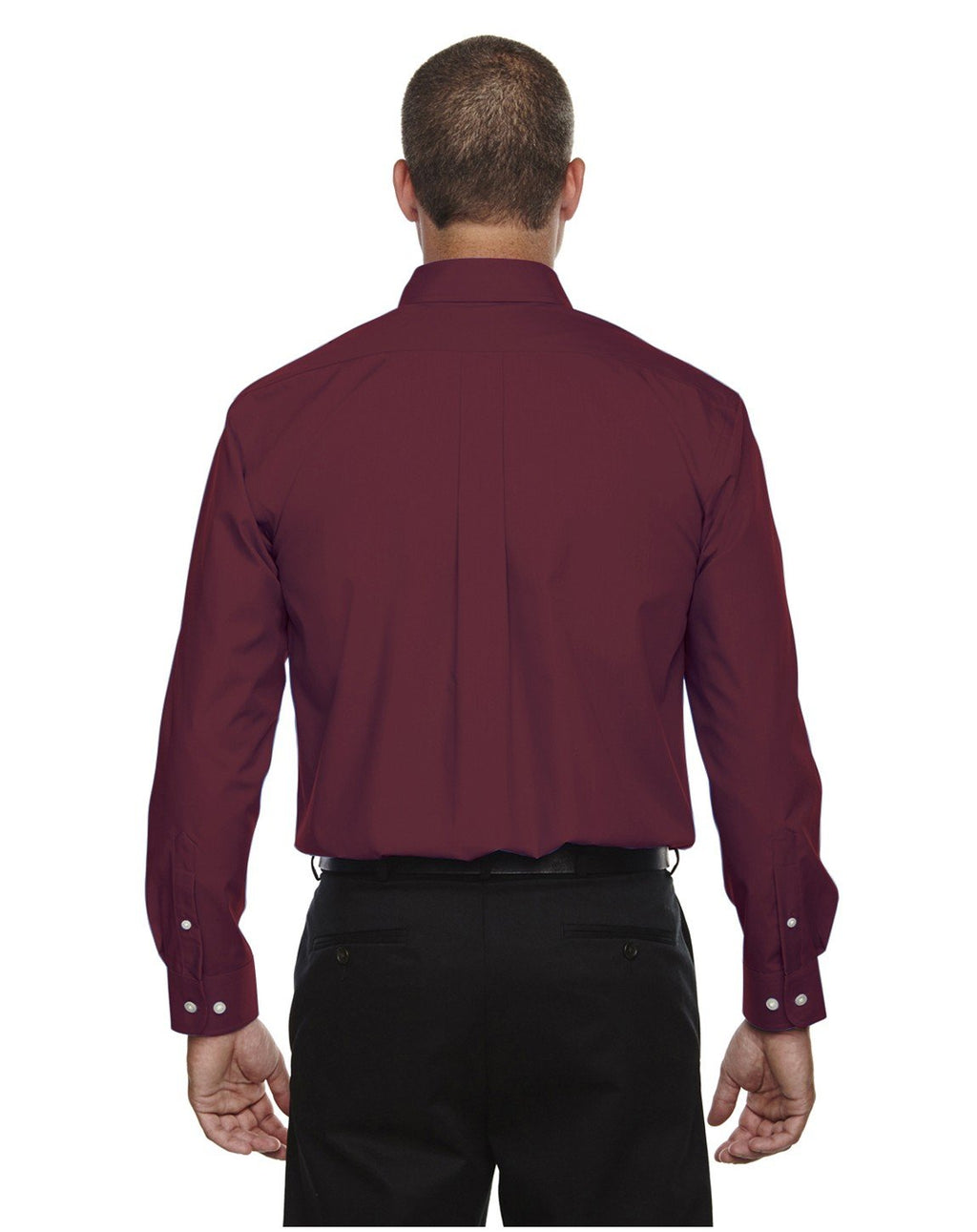 Mens crown Woven collectionSolid Broadcloth - WHITE - 5XL(D0102H7NJN2)
