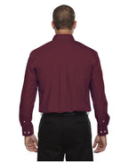 Mens crown Woven collectionSolid Broadcloth - WHITE - 5XL(D0102H7NJN2)