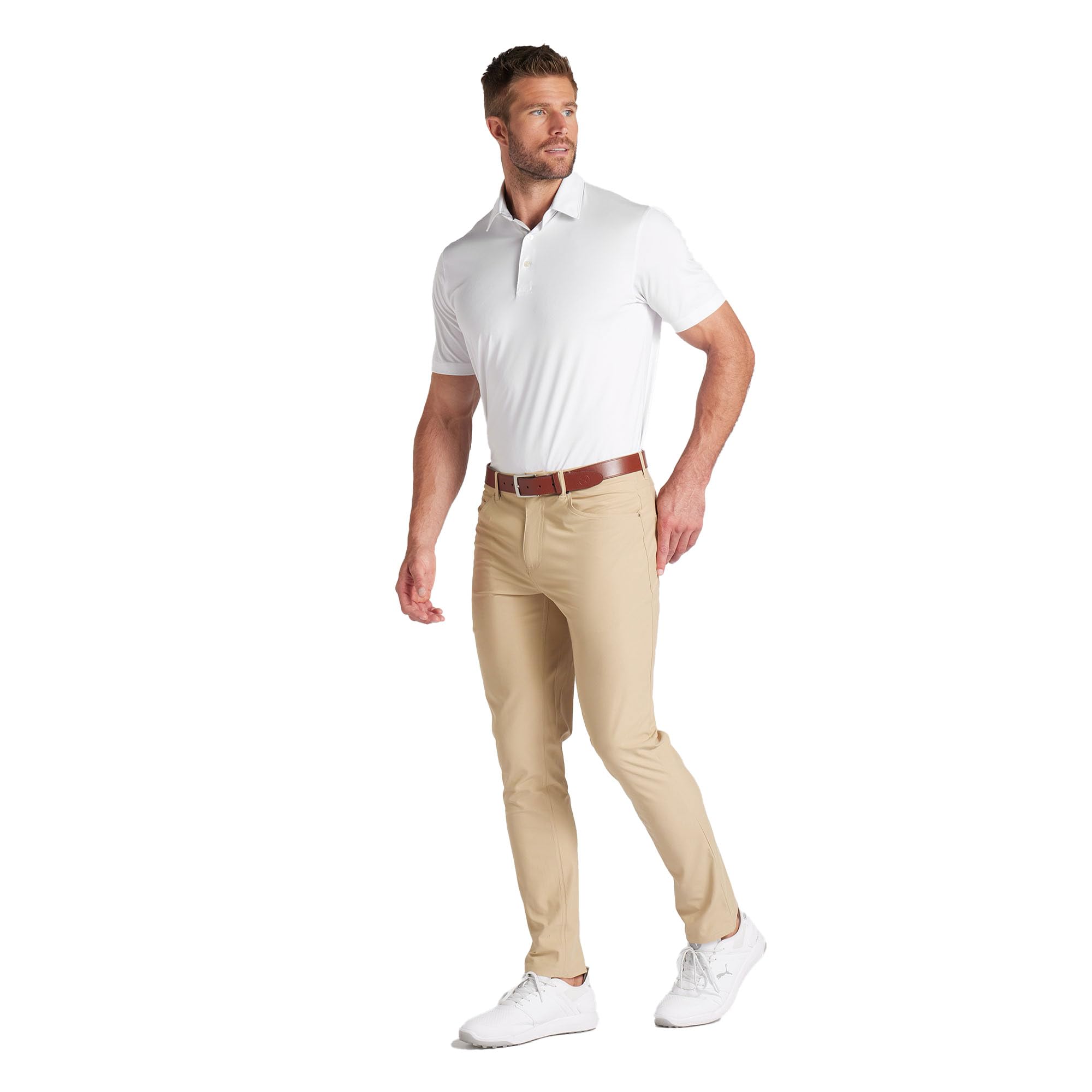 Puma Golf Men's 101 5 Pocket Pant, Prairie TAN