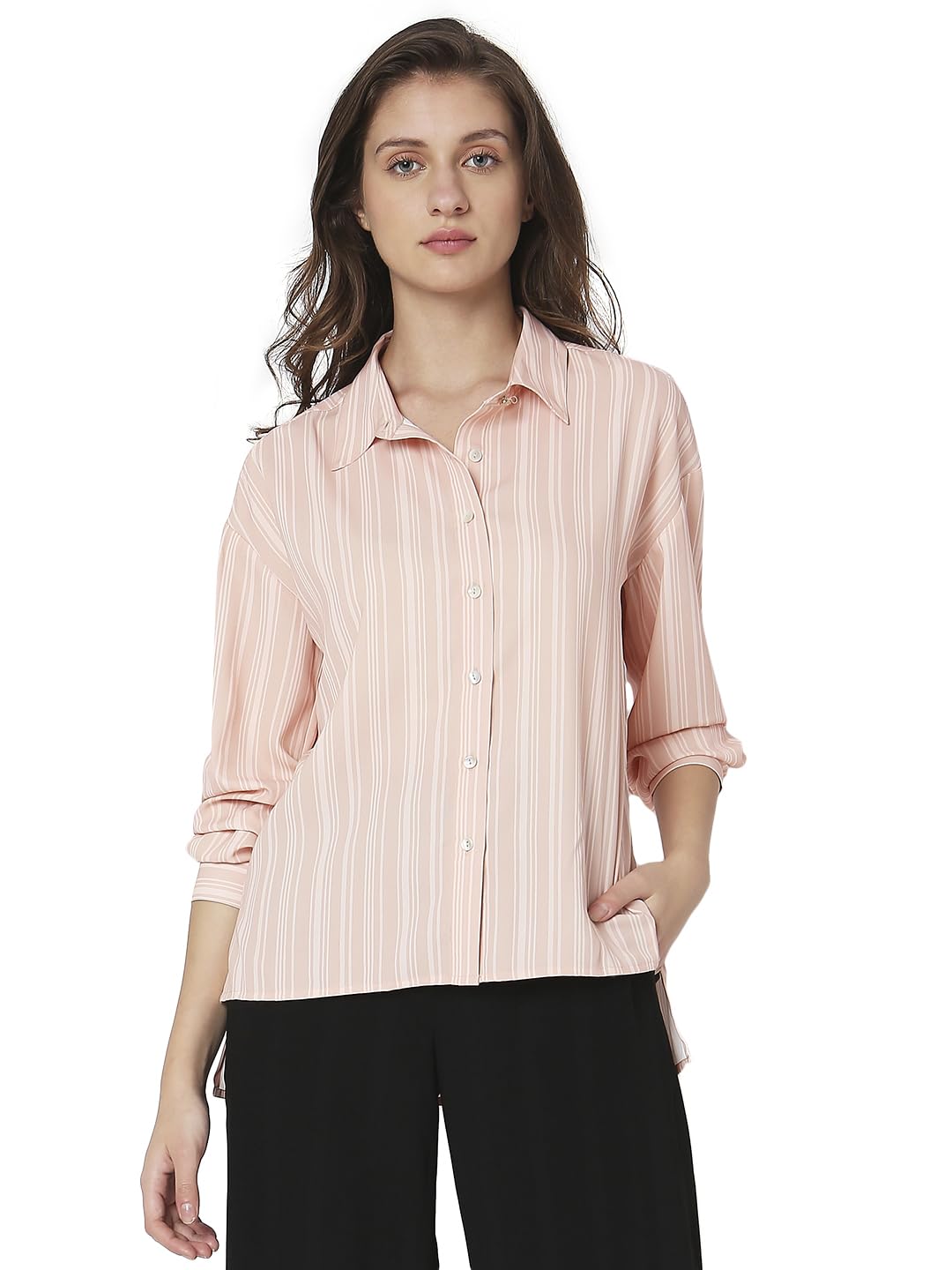 Vero Moda Regular Fit Shirt (10298805_Beige_L)