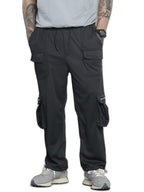 The Indian Garage Co Mens Relaxed Fit Textured Wide Leg Sweater