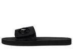 Michael Kors Women's MK Charm Slide Sport Sandal, Black, 6