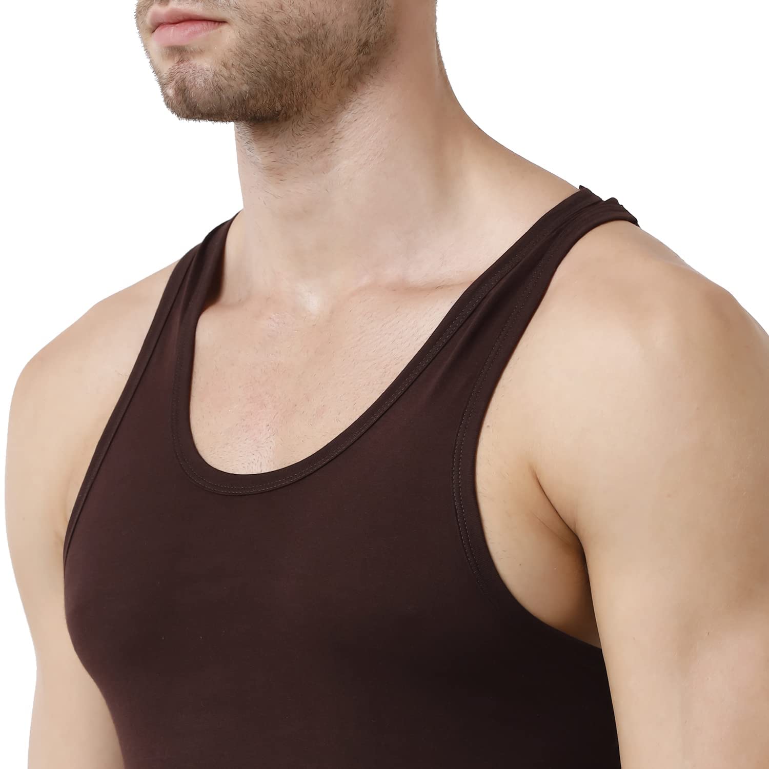 Rupa Mens Solid Regular Fit Vest (Jon_PO5_Assorted