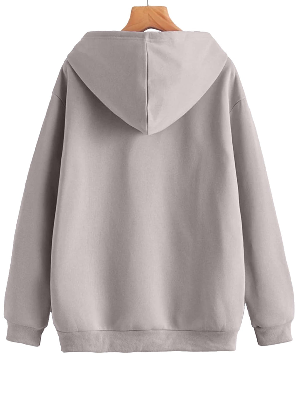 Juneberry Cotton Fleece Oversized Fit Graphic Printed Full Sleeve Hooded Sweatshirt For Women/Girls (Available In S To 3Xl) (Jhd