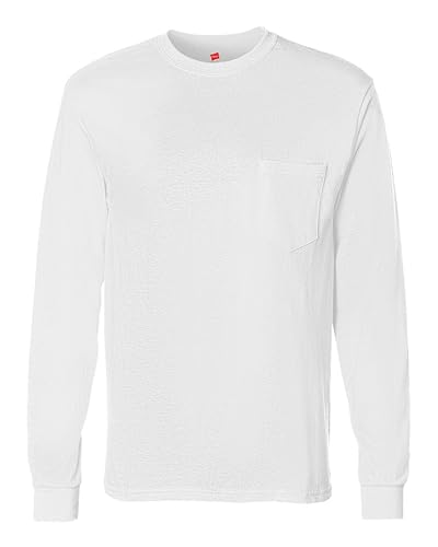 Unisex 61 oz Tagless Long-Sleeve T-Shirt - ASH - S(D0102H7K3F8)
