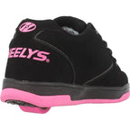 Heelys Kids Propel-K Skate Shoe, Black Hot Pink, 4 US