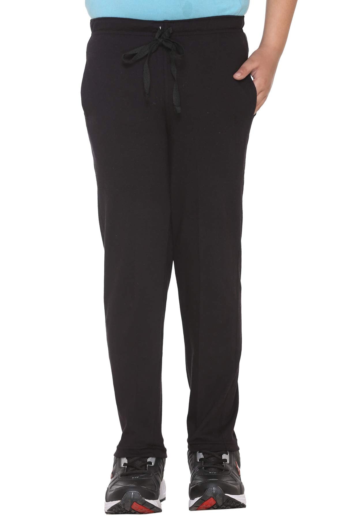 Mack Jonney BoyS Slim Fit Cotton Trackpant (K10Black_0132A_Black_15 Years16 Years) 15-16